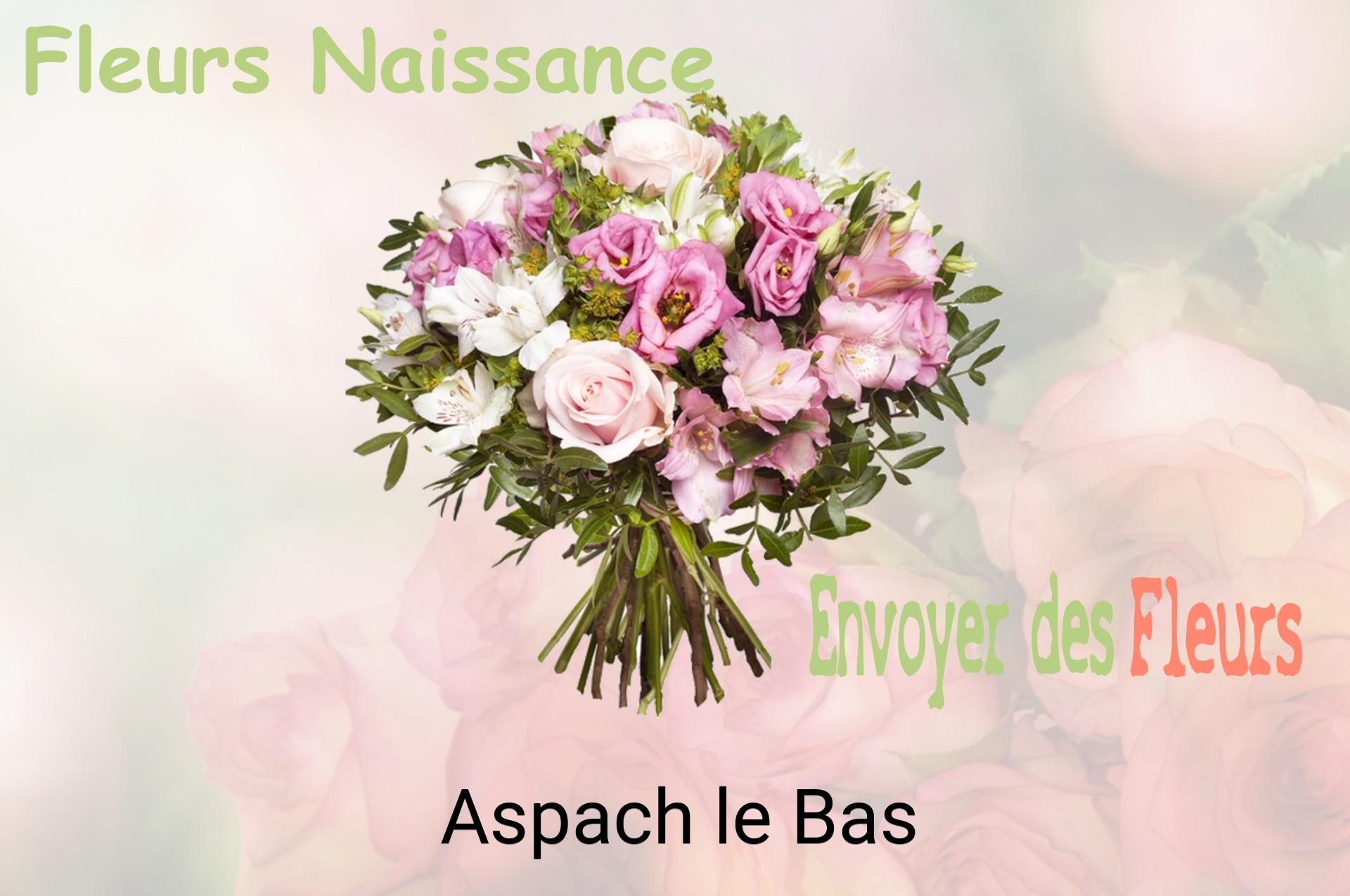 Bouquet de fleurs de naissance livré à Aspach-le-Bas